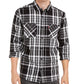Levi's Men's Noble Plaid Shirt Black Size Large