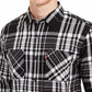 Levi's Men's Noble Plaid Shirt Black Size Large