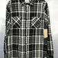 Levi's Men's Noble Plaid Button-Down Shirt Black Size Small