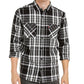 Levi's Men's Noble Plaid Button-Down Shirt Black Size 2 Extra Large