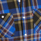 Levi's Men's Dual Pocket Plaid Flannel Shirt Blue Size XX Large