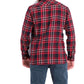 Levi's Men's Dual Pocket Plaid Flannel Shirt Red Size Extra Large