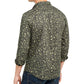 Levi's Men's Animal Print Button-Down Shirt Olive Size Small
