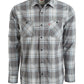 Levi's Men's Remick Plaid Shirt Gray Size XX-Large