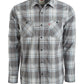 Levi's Men's Remick Plaid Shirt Gray Size Medium