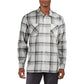 Levi's Men's Rosa Plaid Collared Button-Down Shirt White Size 2 Extra Large