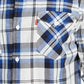 Levi's Men's Clemente Regular-Fit Plaid Shirt White 2 Extra Large