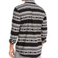 Levi's Men's Norte Regular-Fit Geo-Stripe Shirt Black Size Medium