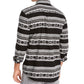 Levi's Men's Norte Regular-Fit Geo-Stripe Shirt Black Size Large