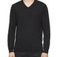 Calvin Klein Men's Merino Wool V-Neck Sweater Black Size Small