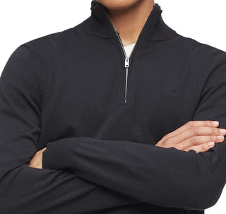 Calvin Klein Men's 1/4-Zip Sweater Charcoal Size Small