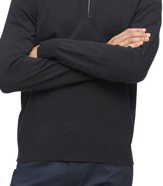 Calvin Klein Men's 1/4-Zip Sweater Charcoal Size Small