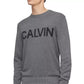 Calvin Klein Men's Logo Sweater Grey Size X-Large