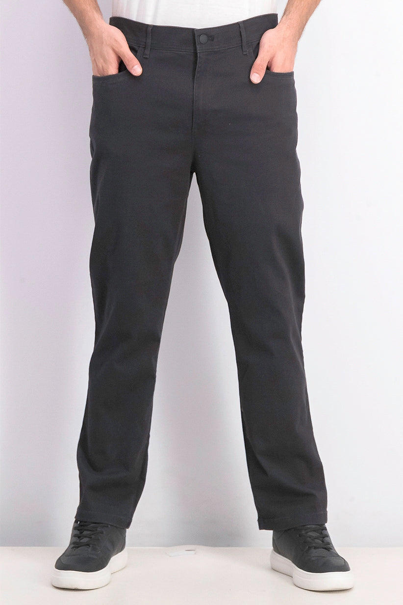 Calvin Klein Men's Slim-Fit Printed Texture Pants Charcoal Size 34X30