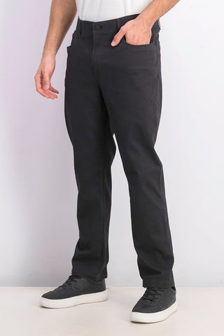 Calvin Klein Men's Slim-Fit Printed Texture Pants Charcoal Size 34X30