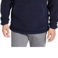 DKNY Men's Sherpa Quarter Zip Sweater Navy Size X-Large