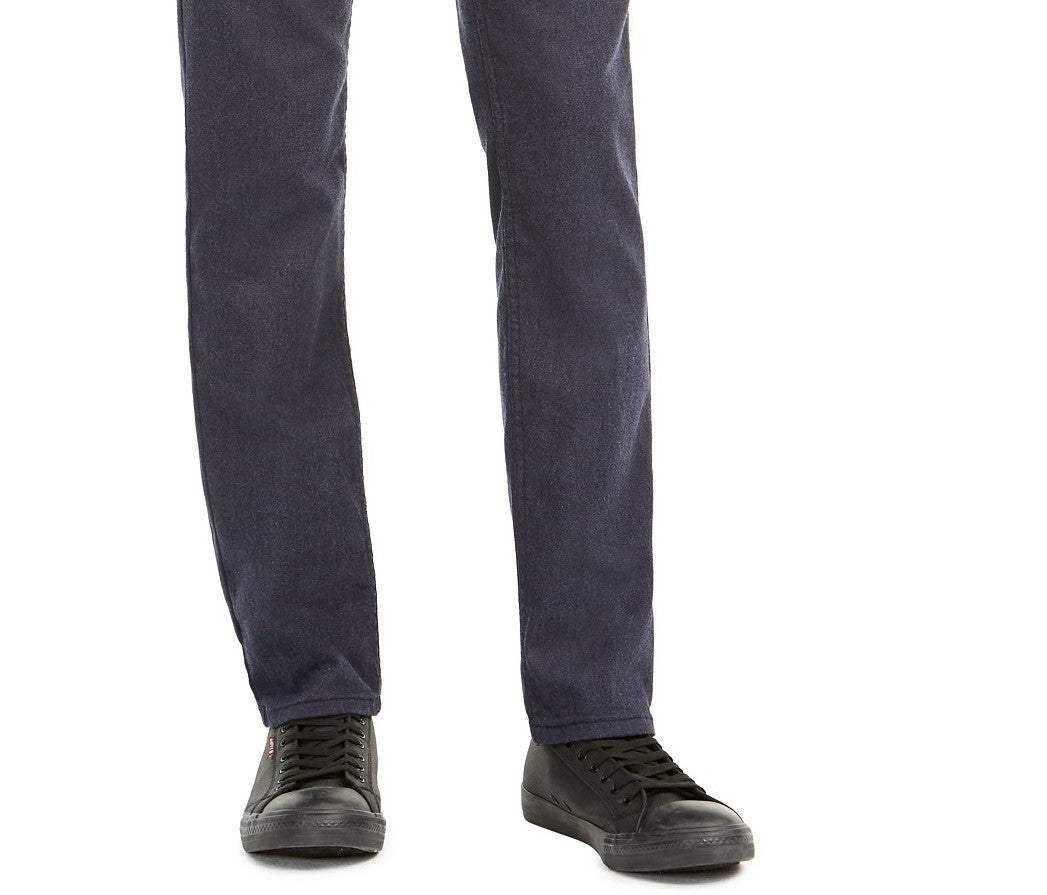 Levis Men's 511 Slim-Fit Stretch Flannel Jeans Black Size 29X30