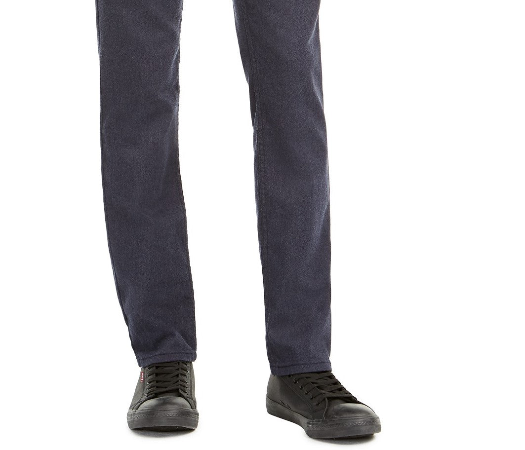 Levis Men's 511 Slim-Fit Stretch Flannel Jeans Black Size 32X34