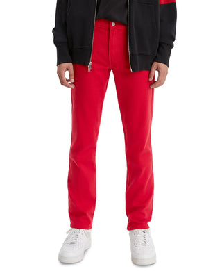 Levi's Men's 511 Slim-Fit Colored Jeans Red Size 30X32