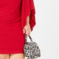 Morgan & Company Women's Plus Size One-Shouldered Dress Red Size 18W