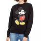 Disney Juniors' Mickey Mouse Graphic Sweatshirt Black Size Medium