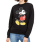 Disney Juniors' Mickey Mouse Graphic Sweatshirt Black Size Small