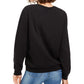 Disney Juniors' Mickey Mouse Graphic Sweatshirt Black Size Small