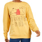 Disney Juniors' Pooh Bear Sweatshirt Gold Size Medium