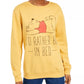 Disney Juniors' Pooh Bear Sweatshirt Gold Size Medium