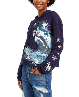 Disney Juniors' Frozen Hoodie Blue Size Extra Large
