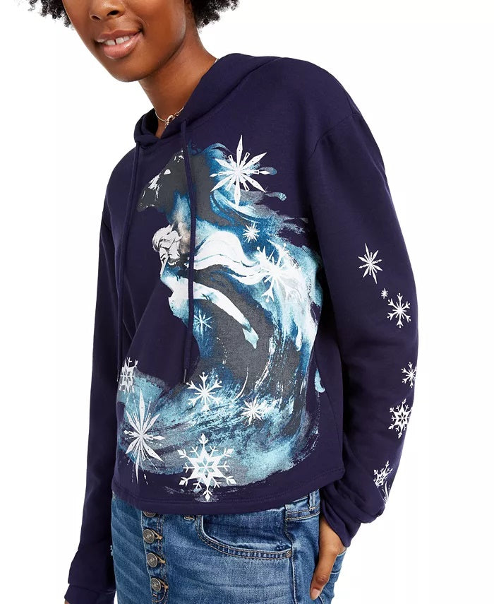 Disney Juniors' Frozen Hoodie Blue Size Extra Large