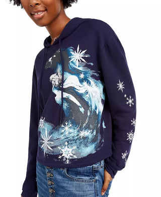 Disney Juniors' Frozen Hoodie Blue Size Extra Large