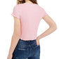 Love Tribe Junior's Lose My Number T-Shirt Pink Size X-Small