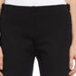 Karen Kane Women's  Piper Braid Trim Ankle Skinny Pants Black Size Medium