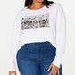 Love Tribe Women's Trendy Plus Size Friends Group T-Shirt White Size 2X
