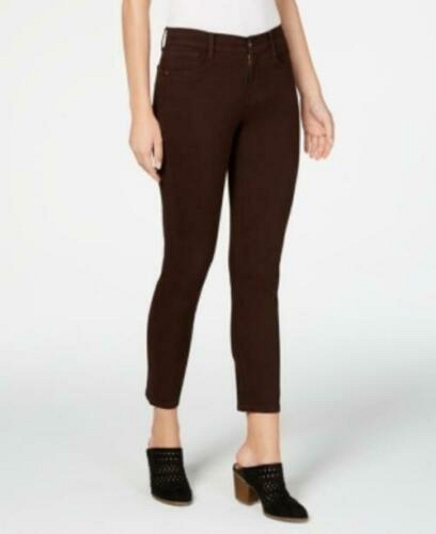 Style & Co Women's Petite Tummy-Control Skinny Jeans Buck Size 8