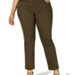 Style & Co Women's Plus & Petite Plus Size Tummy-Control Slim-LegGreen Size 20