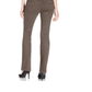 Style & Co Women's Tummy-Control Slim-Leg Brown Size 16