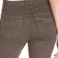 Style & Co Women's Tummy-Control Slim-Leg Brown Size 16