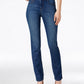 Style & Co Women's Plus Size Tummy-Control Slim-Leg Jeans Blue Size 24 W
