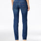 Style & Co Women's Plus Size Tummy-Control Slim-Leg Jeans Blue Size 24 W
