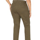 Style & Co Women's Plus Size Tummy-Control Slim-Leg Jeans Green Size 18 W