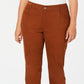 Style & Co Women's Plus Size High-Rise Slim-Leg Jeans Brown Size 24