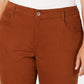 Style & Co Women's Plus Size Tummy-Control Slim-Leg Jeans Brown Size 16W