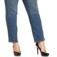 Style & Co Women's Plus Size Tummy-Control Slim-Leg Jeans Blue Size 28