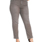 Style & Co Women's Plus Size Skinny Jeans Dark Brown Size 14