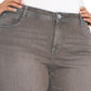 Style & Co Women's Plus Size Skinny Jeans Dark Brown Size 14