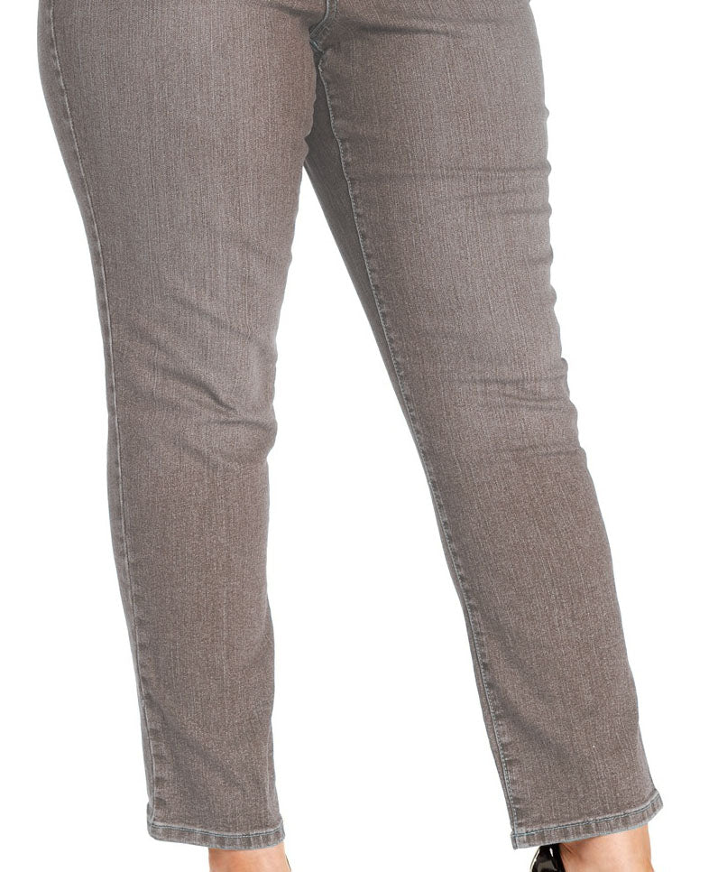 Style & Co Women's Plus Size Skinny Jeans Dark Brown Size 14