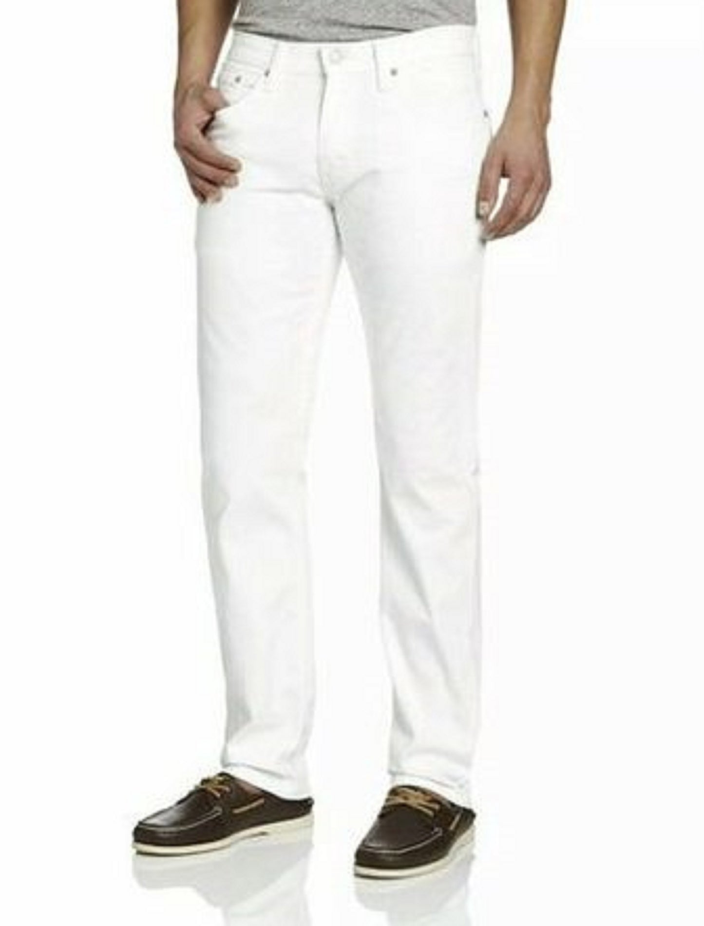 Levi's Men's 514 Straight Fit Jeans White Size 31X32