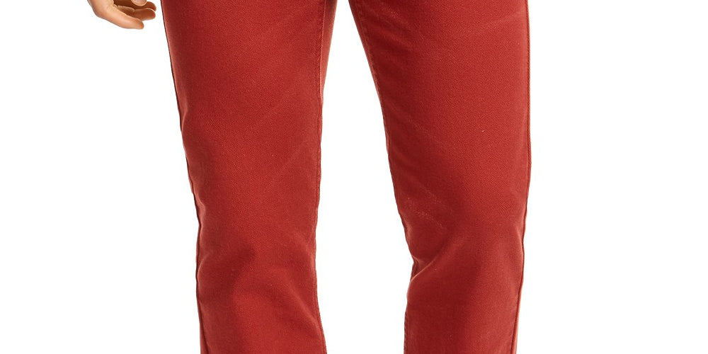 Levi's Men's 514 Straight Fit Jeans Red Size 30X30